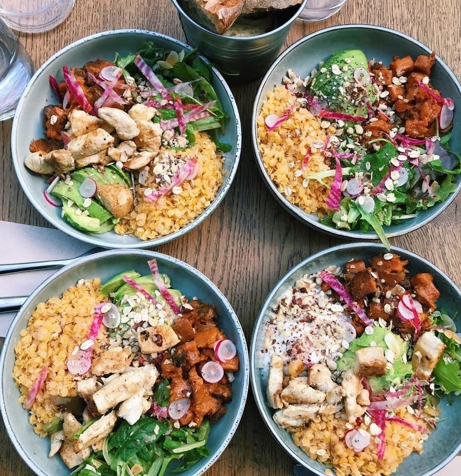 Rainbow bowls