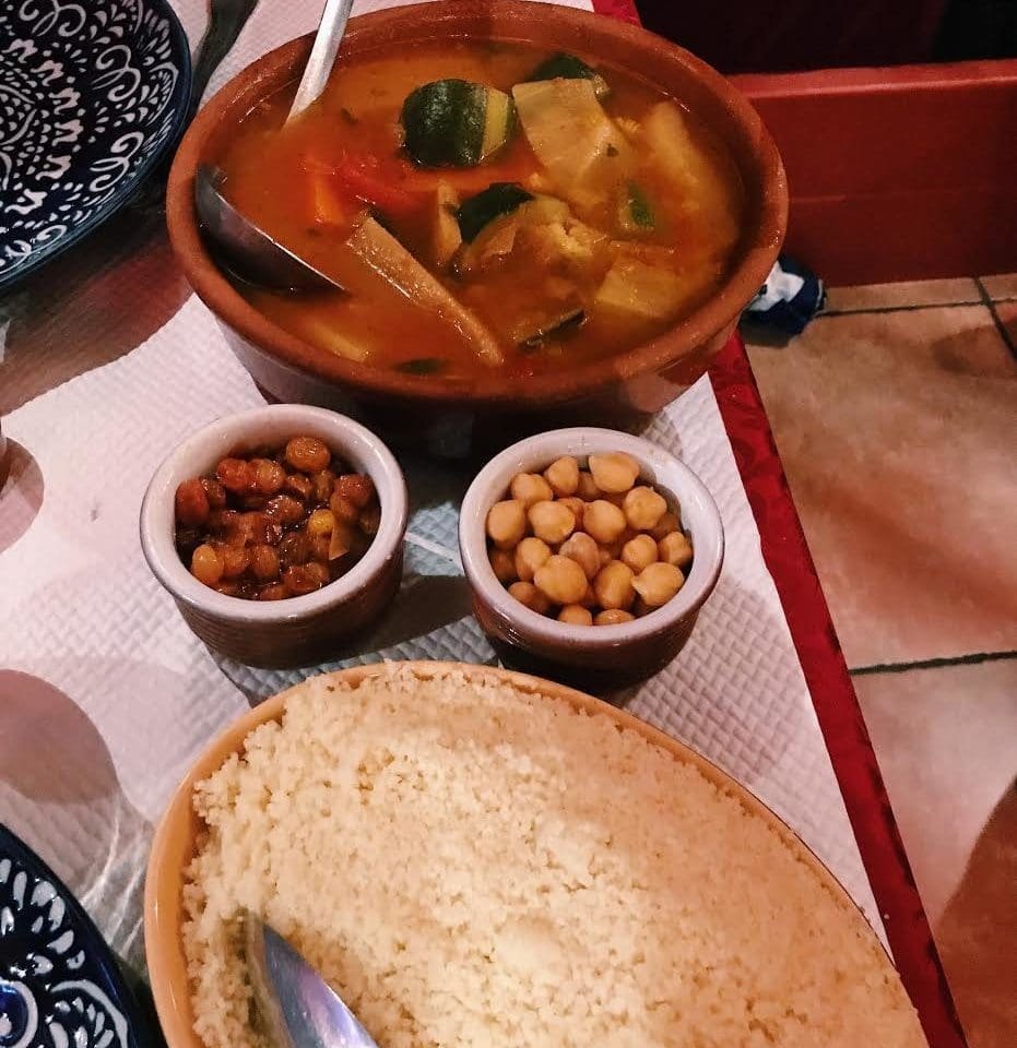 Vegetable cous cous